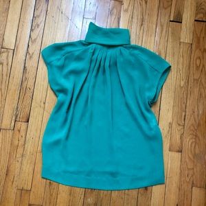 Zara Short Sleeve Chiffon Top